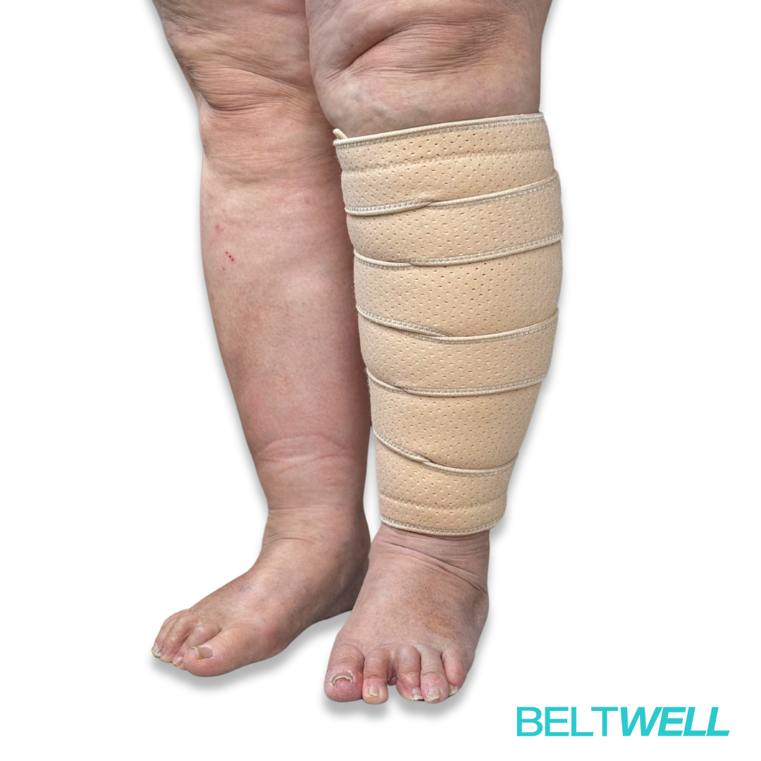 Édition Limitée Beltwell® Genouillère Réglable pour Jambes Très Gonflées (1 genouillère)