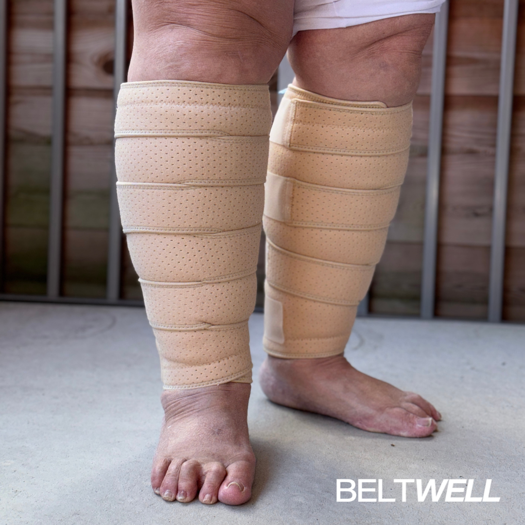 Édition Limitée Beltwell® Genouillère Réglable pour Jambes Très Gonflées (1 genouillère)