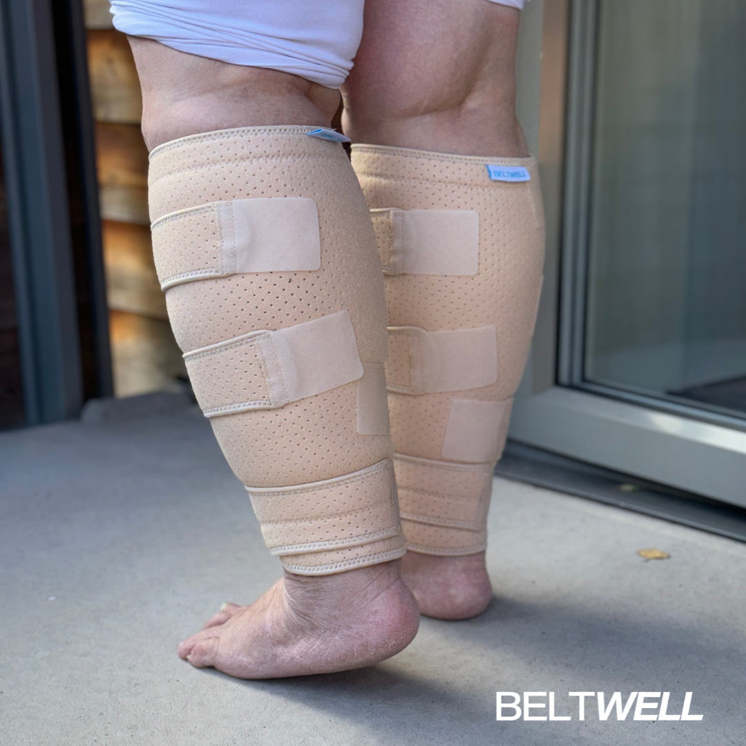 Édition Limitée Beltwell® Genouillère Réglable pour Jambes Très Gonflées (1 genouillère)