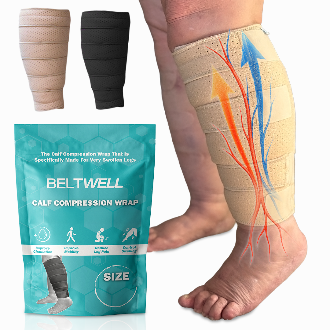 Édition Limitée Beltwell® Genouillère Réglable pour Jambes Très Gonflées (1 genouillère)
